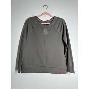 EDC Women’s Sweatshirt Cacao Cotton Blend Size XL See Description